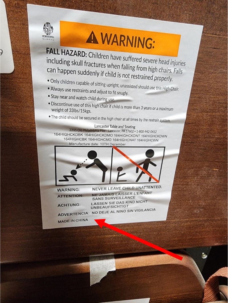 Imagen oficial de Lancaster Table & Seating Brand High Chairs publicada por OECD 9