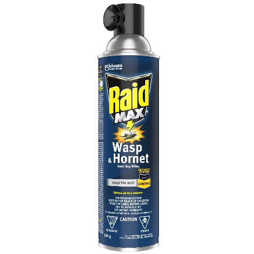 Imagen oficial de Raid® Outdoor Ant Nest Destroyer 2 (PCP: 30744) and Raid Max® Wasp & Hornet Foam Bug Killer 2 (PCP: 30746) publicada por OECD 2