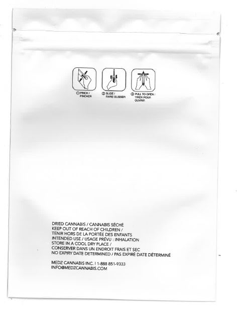 Imagen oficial de Harts Charlottes Angel dried cannabis pre-rolls, Lot B22058PR publicada por OECD 2