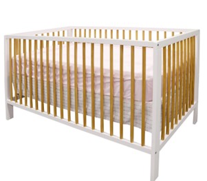 Imagen oficial de 3-in-1 LEA Baby Luna – White and natural cribs publicada por OECD