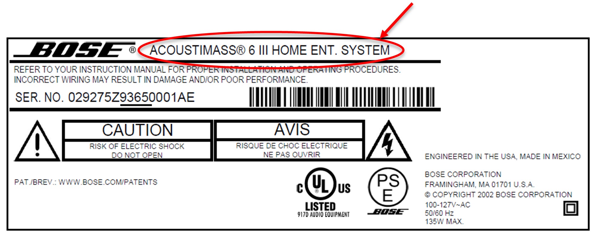 Imagen oficial de Select Bose Acoustimass®, Lifestyle® and Companion™ Bass Modules publicada por OECD 3
