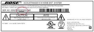 Imagen oficial de Select Bose Acoustimass®, Lifestyle® and Companion™ Bass Modules publicada por OECD 4