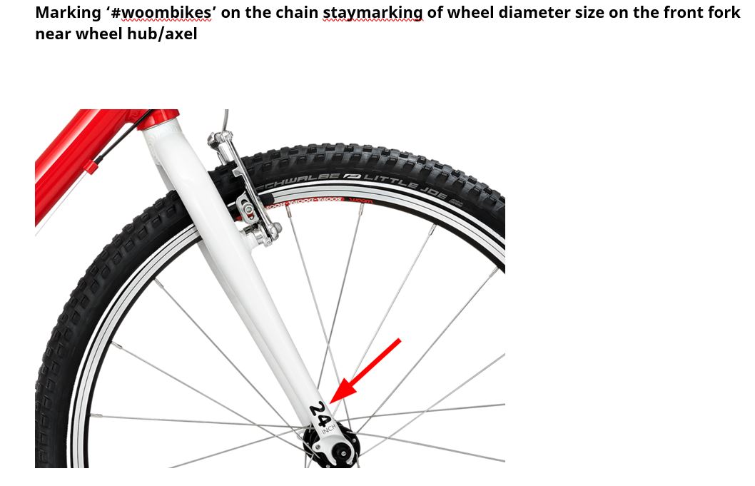 Imagen oficial de woom ORIGINAL Bikes (2018-2021 models. Sizes 1, 1+, 2, 3, 4, 5, 6.) publicada por OECD 6
