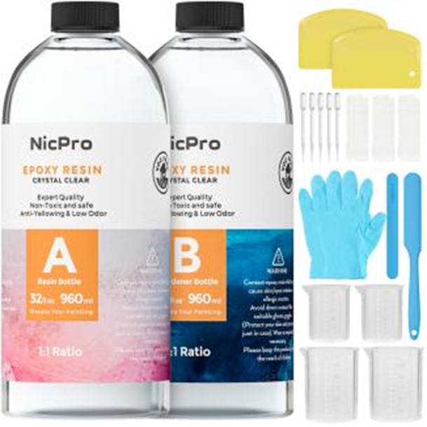 Imagen oficial de NicPro brand Epoxy Resin kits publicada por OECD 2