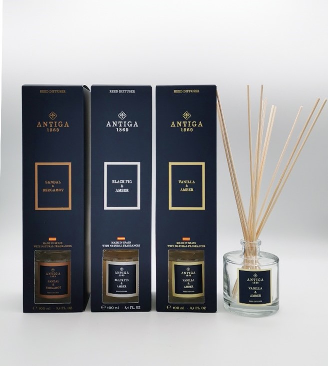 Imagen oficial de All Vila Hermanos and Fragrance Works ANTIGA 1860 brand reed diffusers publicada por OECD