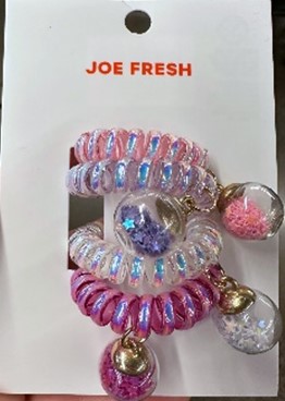 Imagen oficial de Assorted Joe Fresh Hair Elastic and Jewellery Products publicada por OECD 2