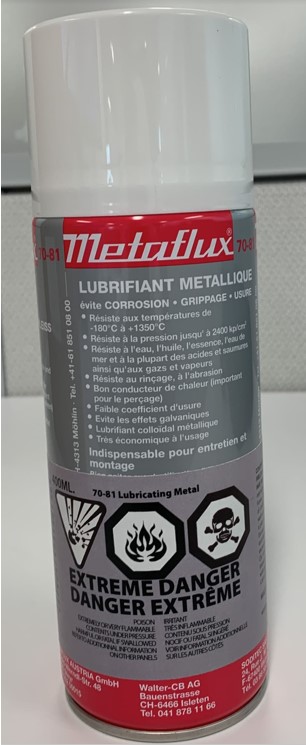 Imagen oficial de Metaflux 70-81 Titanium Spray in aerosol publicada por OECD