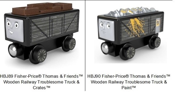Imagen oficial de Thomas & Friends™ Wooden Railway Troublesome Truck & Crates™ and Thomas & Friends™ Wooden Railway Troublesome Truck & Paint™ publicada por OECD