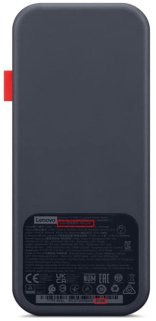 Imagen oficial de Lenovo USB-C Laptop Power Bank publicada por OECD 2