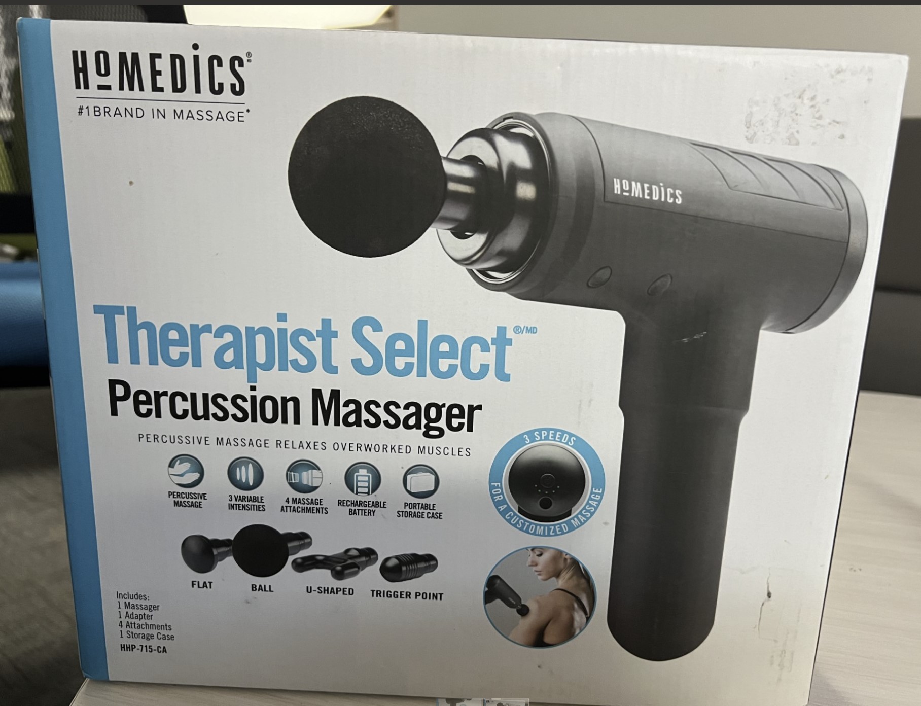 Imagen oficial de HoMedics Therapist Select Percussion Personal Massagers publicada por OECD 3
