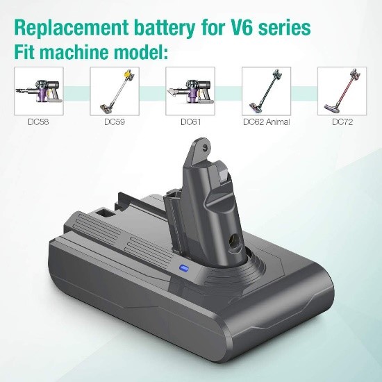 Imagen oficial de FirstPower 4000mAh V6 Battery Replacement for Dyson V6 Series Vacuums publicada por OECD 2