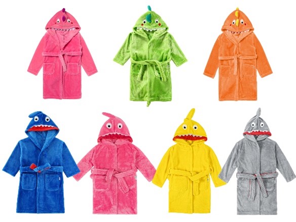 Imagen oficial de Lolanta Children’s Hooded Flannel Bathrobes publicada por OECD