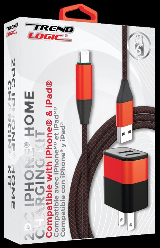 Imagen oficial de Trend Logic 2.1A iPhone Home Charging Kit publicada por OECD