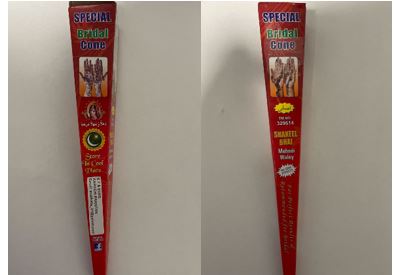 Imagen oficial de Shakeel Bhai Mehndi Waley Almas Henna Cones, Original Special Zeenat Henna Cones and Special Bridal Henna Cones publicada por OECD 3