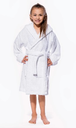 Imagen oficial de Turquaz 100% Turkish Cotton Hooded Terry Kid's Bathrobes publicada por OECD