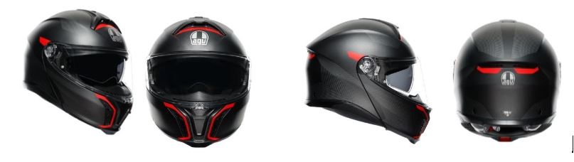 Imagen oficial de AGV Tourmodular DOT (E2206) Multi MPLK and Solid MPLK motorcycle helmets publicada por OECD 2