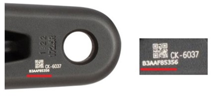 Imagen oficial de Gossamer Pro AGX+ Bicycle Crankset Model CK-6037 publicada por OECD 2