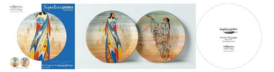 Imagen oficial de Indigenous Collection Ceramic Plates by Canadian Art Prints publicada por OECD 2