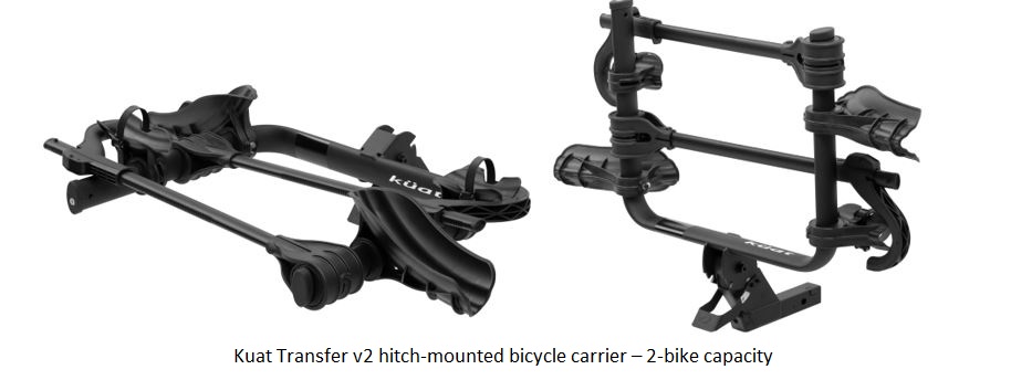 Imagen oficial de Kuat Transfer v2 hitch-mounted bicycle carrier publicada por OECD 3