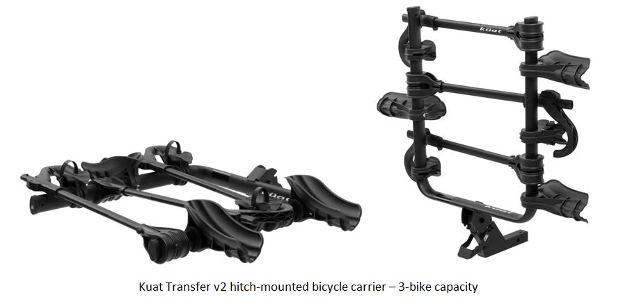 Imagen oficial de Kuat Transfer v2 hitch-mounted bicycle carrier publicada por OECD 4