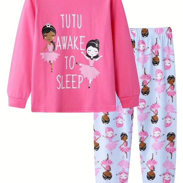 Imagen oficial de Fashion Online Long-Sleeve/Pants Two-Piece Pajama Sets publicada por OECD 3