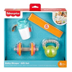 Imagen oficial de Dumbbell Toy from the Fisher-Price Baby Biceps Gift Set publicada por OECD 3