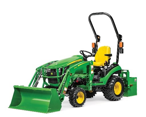 Imagen oficial de John Deere 1023E, 1025R, and 2025R Compact Utility Tractors publicada por OECD 2