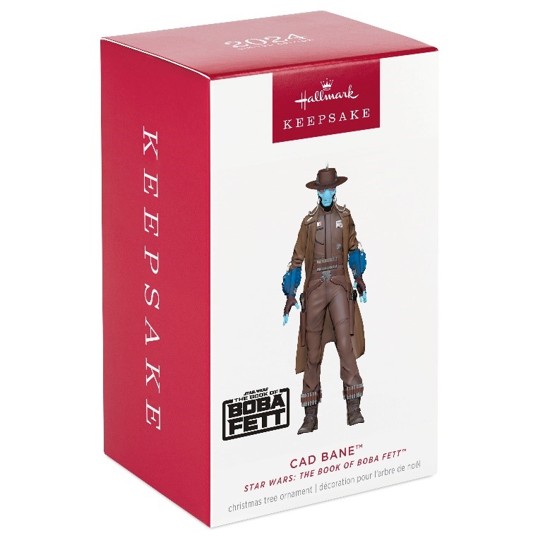 Imagen oficial de Hallmark Keepsake Christmas Tree Ornament featuring Cad Bane from Star Wars The Book of Boba Fett publicada por OECD