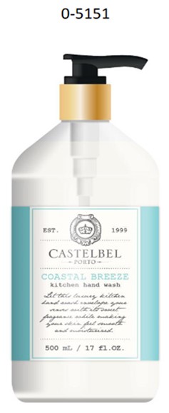Imagen oficial de Castelbel Liquid Soap publicada por OECD 2