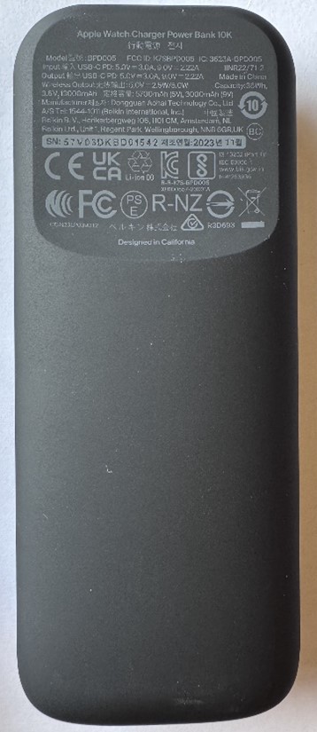 Imagen oficial de Belkin BoostCharge Pro Fast Wireless Charger for Apple Watch + Power Bank 10K publicada por OECD 2
