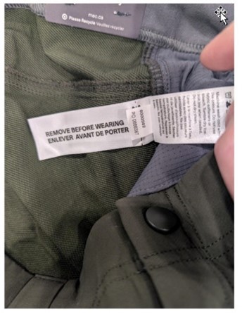 Imagen oficial de MEC Men’s Borderlands pant publicada por OECD 2