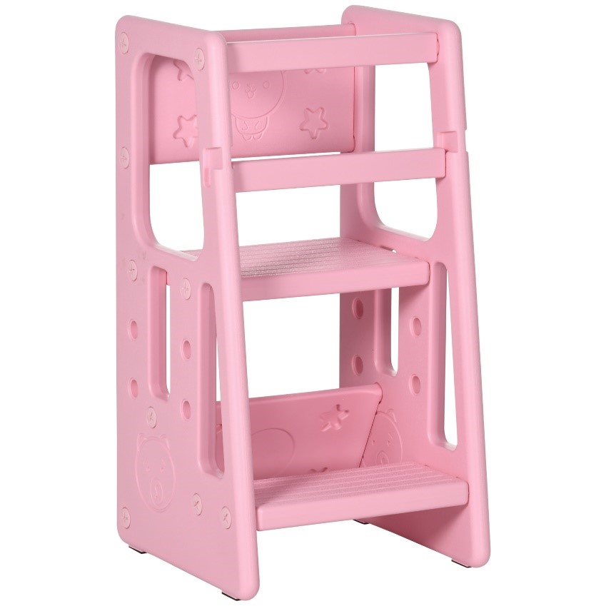 Imagen oficial de Qaba Toddler Kitchen Helper 2 Step Stool publicada por OECD 2