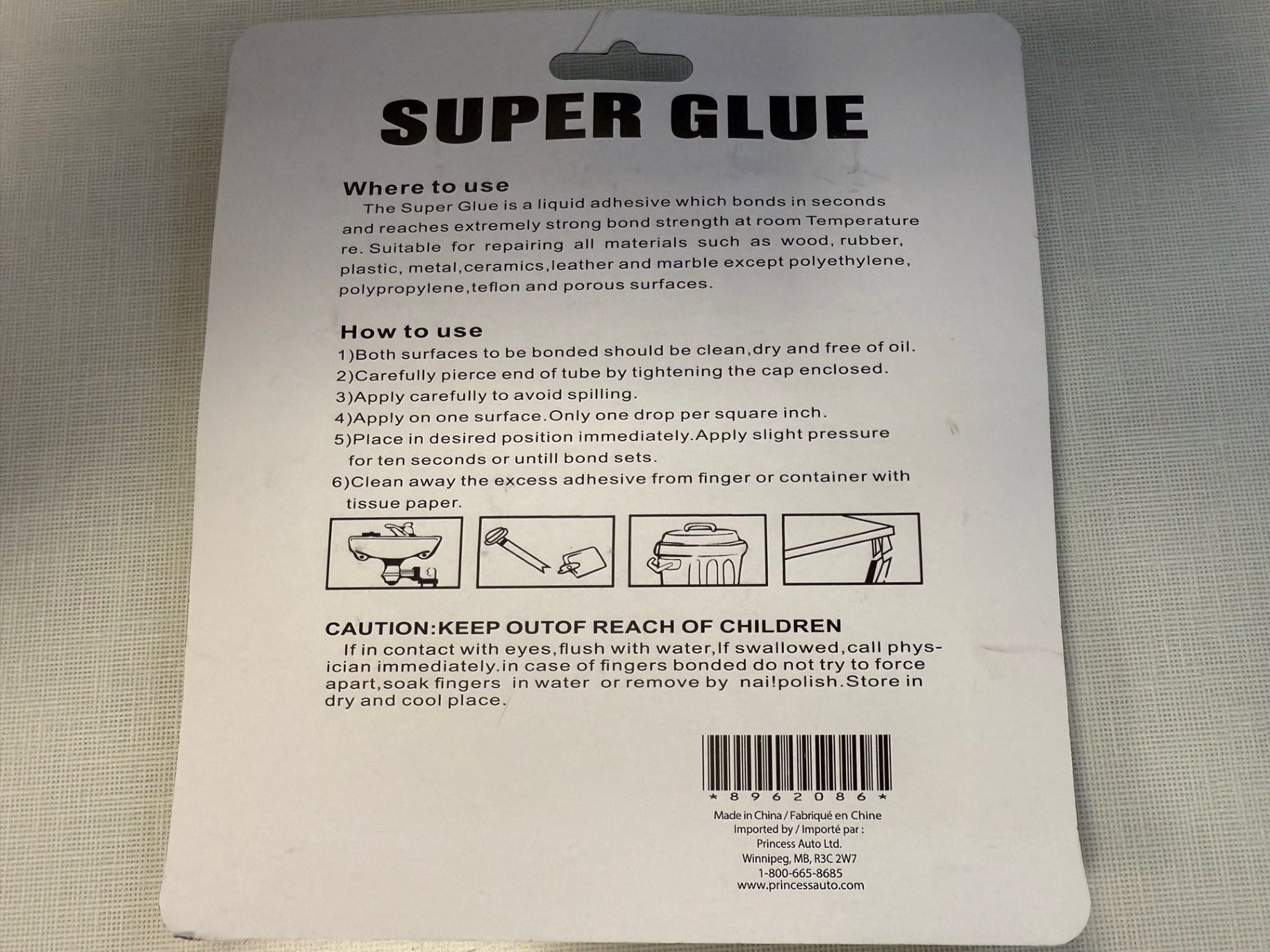 Imagen oficial de 5 Pack Super Glue publicada por OECD 2