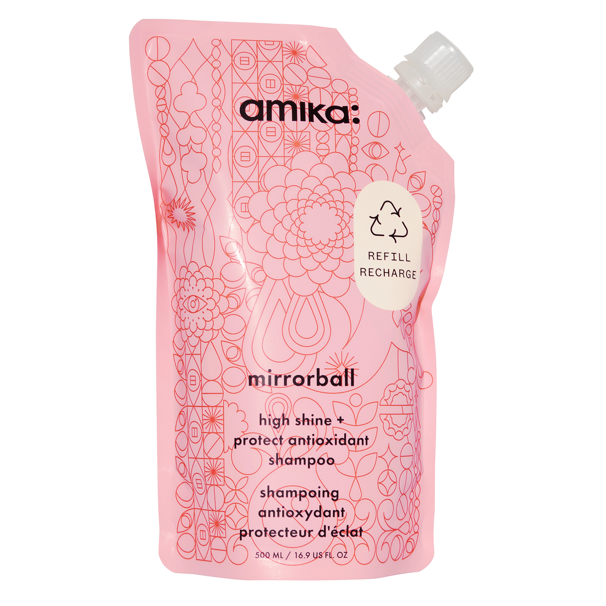 Imagen oficial de amika Mirrorball High Shine + Protect Antioxidant Shampoo publicada por OECD 3