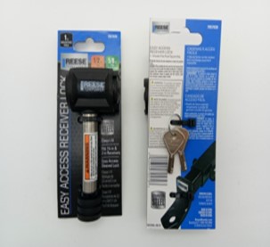 Imagen oficial de Reese branded hitch receiver locks publicada por OECD 3