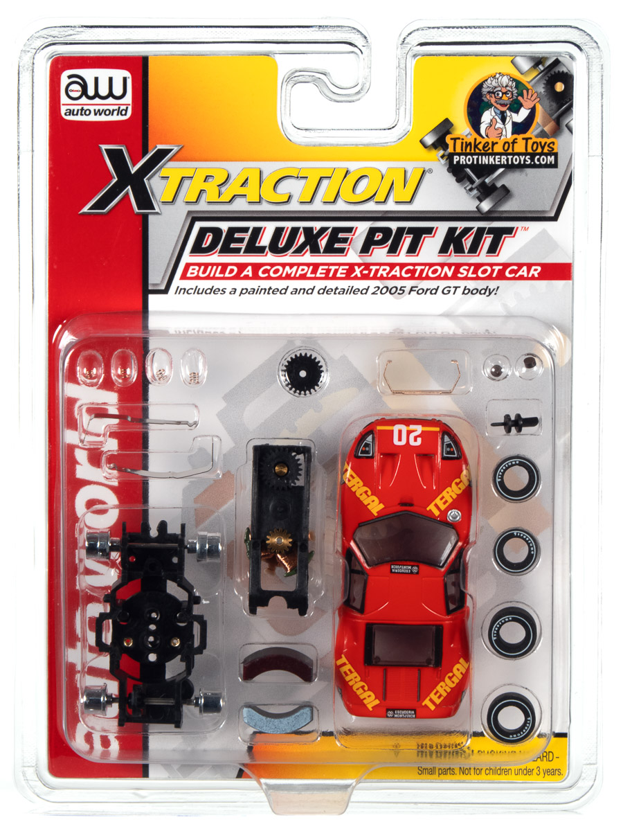 Imagen oficial de Auto World Unassembled Deluxe Pit Kit Slot Cars publicada por OECD