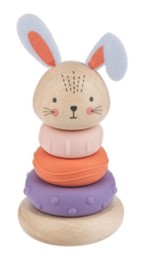 Imagen oficial de Wooden Bunny Stacker by Ganz publicada por OECD