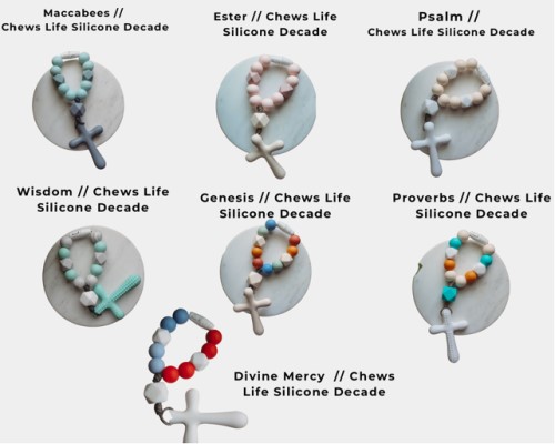 Imagen oficial de Silicone Rosary and Decade Teethers publicada por OECD 2