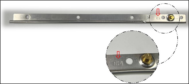 Imagen oficial de Ashland 10-inch and 14-inch Two-Bar Casement Window Hinge Tracks publicada por OECD 2