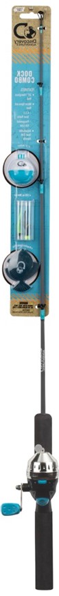 Imagen oficial de Jigs of Discovery branded rod and reel combo kits publicada por OECD