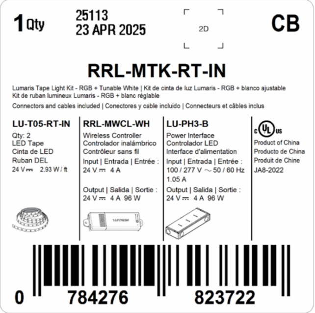 Imagen oficial de Lutron Power Interface for LED Tape Lights publicada por OECD 3