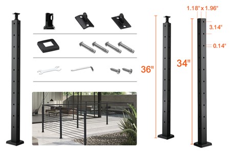 Imagen oficial de Vevor Cable Railing Kits publicada por OECD