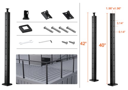 Imagen oficial de Vevor Cable Railing Kits publicada por OECD 3