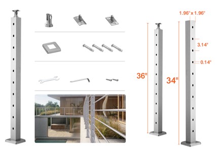 Imagen oficial de Vevor Cable Railing Kits publicada por OECD 5