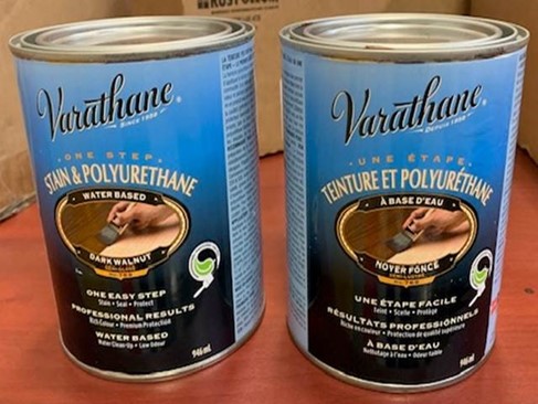 Imagen oficial de Rust-Oleum Varathane One Step Stain & Polyurethane (Dark Walnut) publicada por OECD