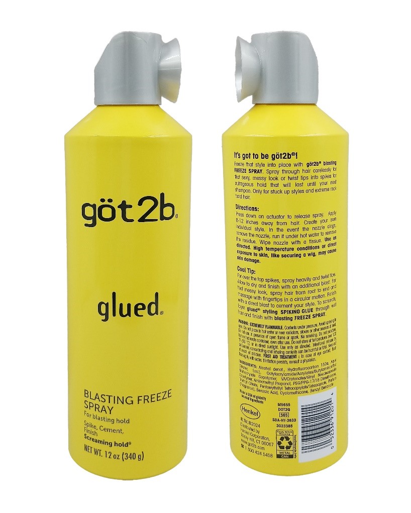 Imagen oficial de göt2b glued Blasting Freeze Spray publicada por OECD