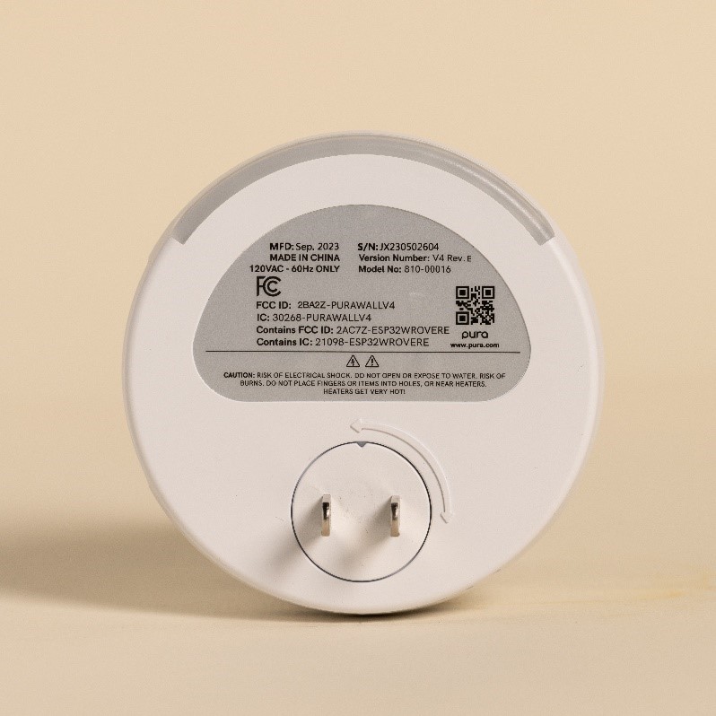 Imagen oficial de Pura 4 Smart Home Fragrance Diffuser with detachable covers publicada por OECD 2