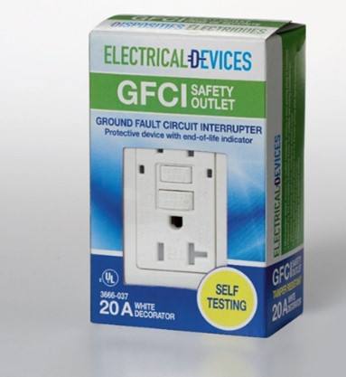 Imagen oficial de Electrical Devices GFCI Safety Outlet sold at Home Hardware publicada por OECD 4