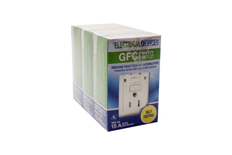 Imagen oficial de Electrical Devices GFCI Safety Outlet sold at Home Hardware publicada por OECD 5