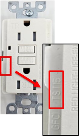 Imagen oficial de Electrical Devices GFCI Safety Outlet sold at Home Hardware publicada por OECD 8